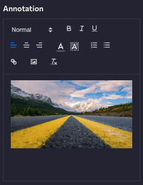 Adding Images to Annotations